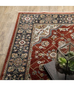 Oriental Weavers Aberdeen 4151R Red/ Blue Area Rug 3 ft. 3 in. X 5 ft. Rectangle