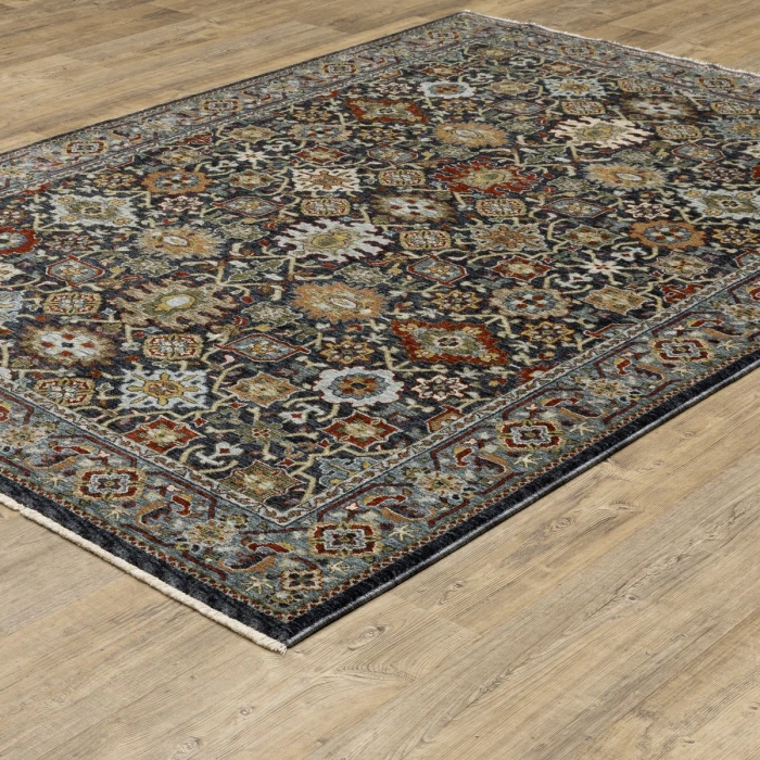Oriental Weavers Area Rug Aberdeen 4922D Blue 6' 7" X  9' 6"