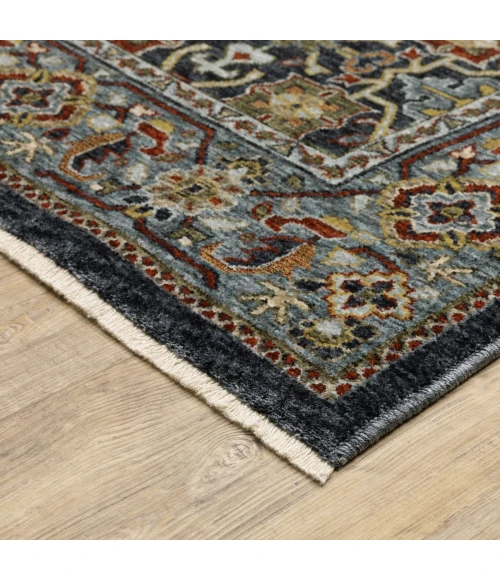 Oriental Weavers Area Rug Aberdeen 4922D Blue 6' 7" X  9' 6"