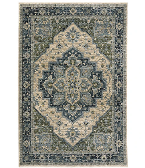 Oriental Weavers Area Rug Aberdeen 051G1 Blue 2' X  3'