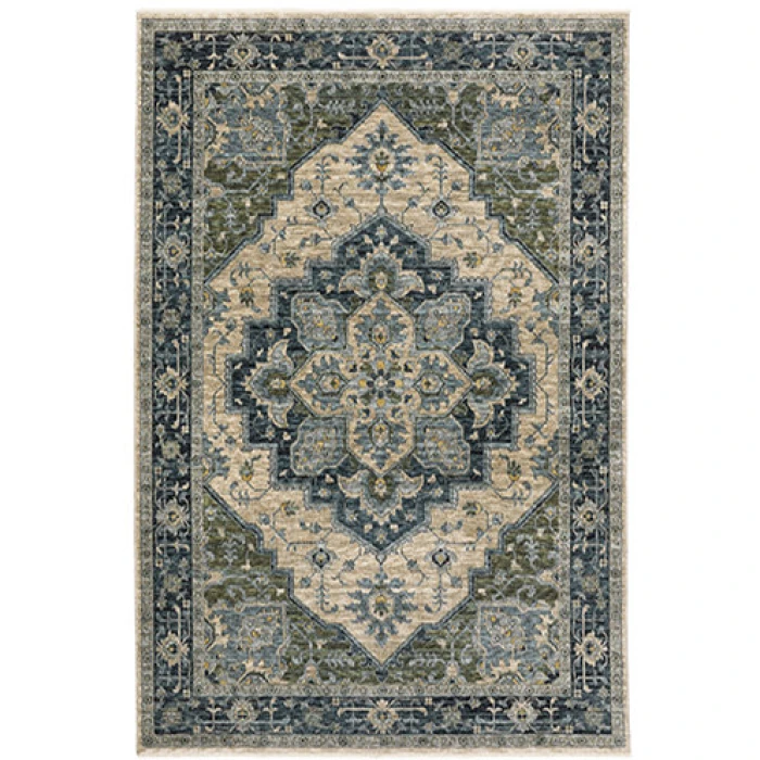 Oriental Weavers Area Rug Aberdeen 051G1 Blue 2' X  3'