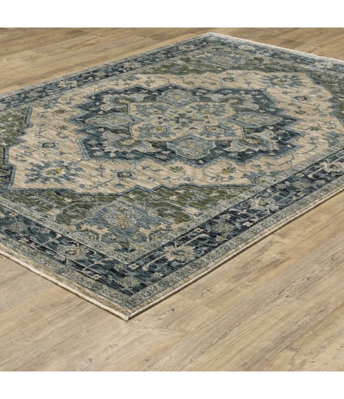 Oriental Weavers Area Rug Aberdeen 051G1 Blue 2' X  3'