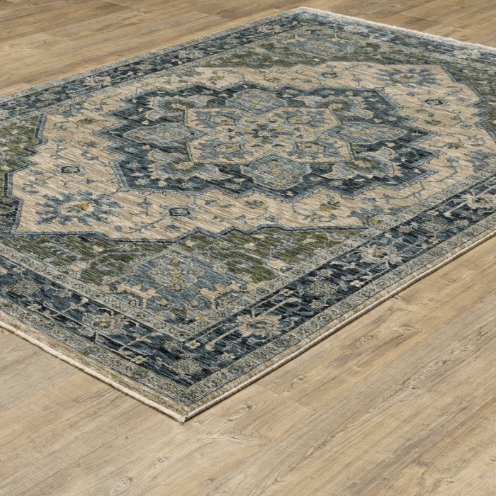 Oriental Weavers Area Rug Aberdeen 051G1 Blue 2' X  3'