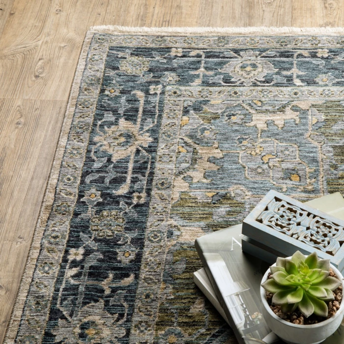 Oriental Weavers Area Rug Aberdeen 051G1 Blue 2' X  3'