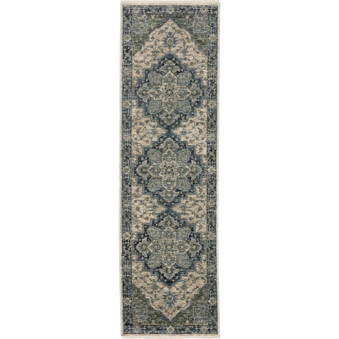 Oriental Weavers ABERDEEN Blue 51G 7ft.10in. Round Rug
