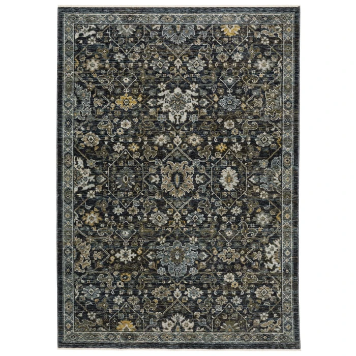 Oriental Weavers Area Rug Aberdeen 533K1 Blue 6' 7" X  9' 6"