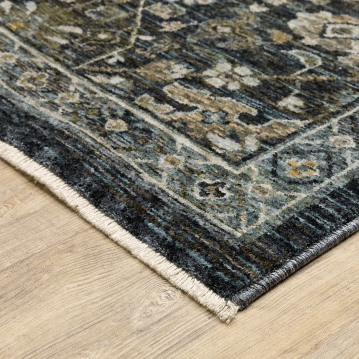 Oriental Weavers Area Rug Aberdeen 533K1 Blue 6' 7" X  9' 6"