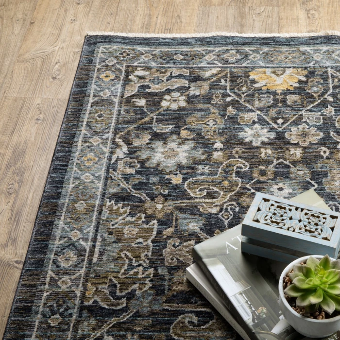 Oriental Weavers Area Rug Aberdeen 533K1 Blue 6' 7" X  9' 6"