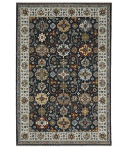 Oriental Weavers Aberdeen 561B1 Blue/ Multi Area Rug 9 ft. 10 in. X 12 ft. 10 in. Rectangle
