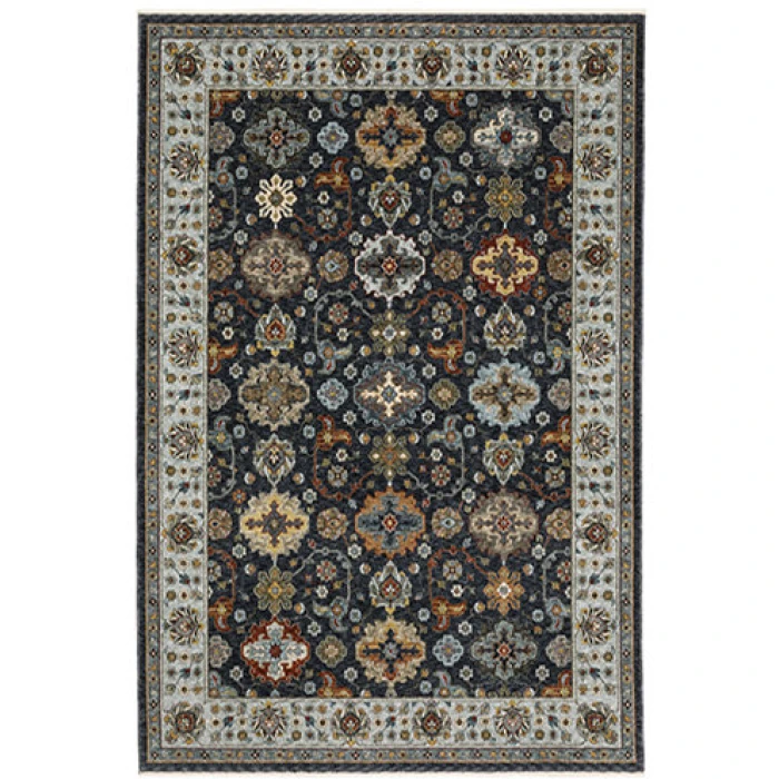 Oriental Weavers Area Rug Aberdeen 561B1 Blue 7'10" X 10'10"