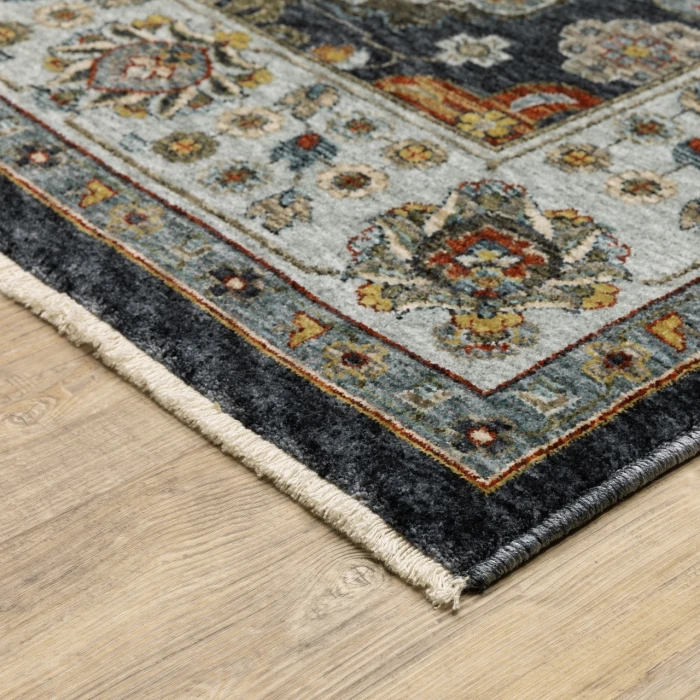 Oriental Weavers Area Rug Aberdeen 561B1 Blue 7'10" X 10'10"