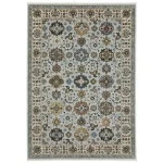 Oriental Weavers Aberdeen 561W1 Blue/ Ivory Area Rug 7 ft. 10 in. X 10 ft. 10 in. Rectangle