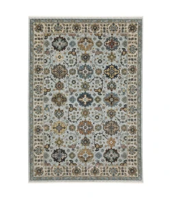 Oriental Weavers Aberdeen 561W1 Blue/ Ivory Area Rug 3 ft. 3 in. X 5 ft. Rectangle