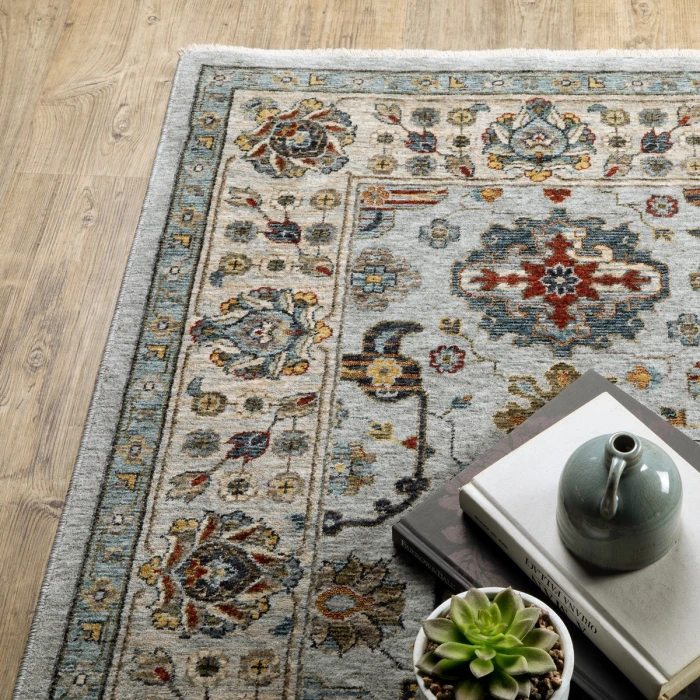 Oriental Weavers Area Rug Aberdeen 561W1 Blue 5' 3" X  7' 6"