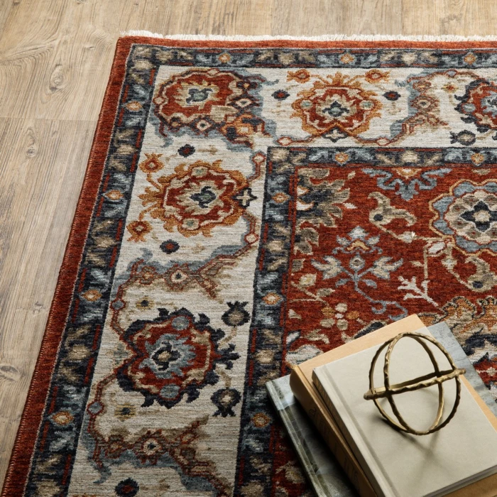 Oriental Weavers Area Rug Aberdeen 562R1 Red 7'10" X 10'10"