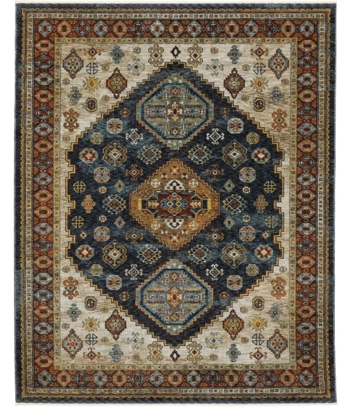 Oriental Weavers Area Rug Aberdeen 005W1 Blue 3' 3" X  5'