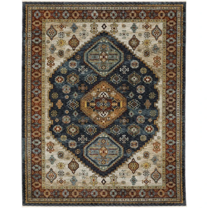 Oriental Weavers Area Rug Aberdeen 005W1 Blue 3' 3" X  5'