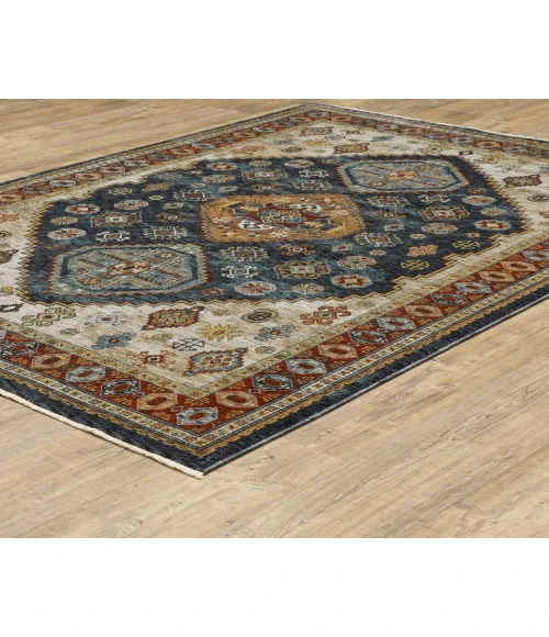 Oriental Weavers Area Rug Aberdeen 005W1 Blue 3' 3" X  5'