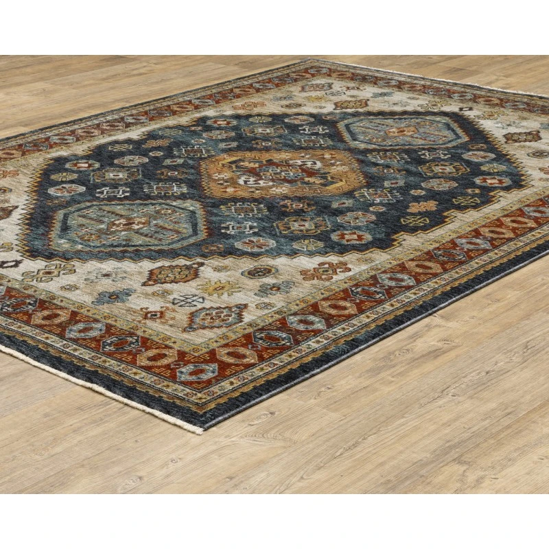 Oriental Weavers Area Rug Aberdeen 005W1 Blue 3' 3" X  5'