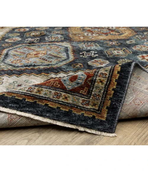 Oriental Weavers ABERDEEN 5w Blue/Multi Rug 2'X3'