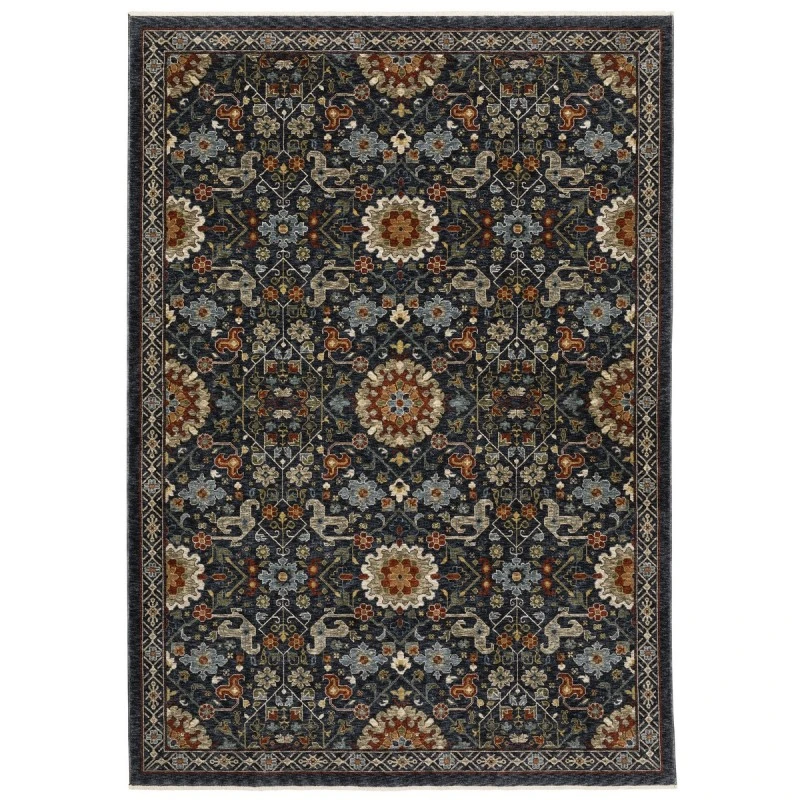 Oriental Weavers Area Rug Aberdeen 006B1 Blue 7'10" X 10'10"