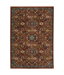 Oriental Weavers Aberdeen 006R1 Red/ Multi Area Rug 2 ft. X 3 ft. Rectangle