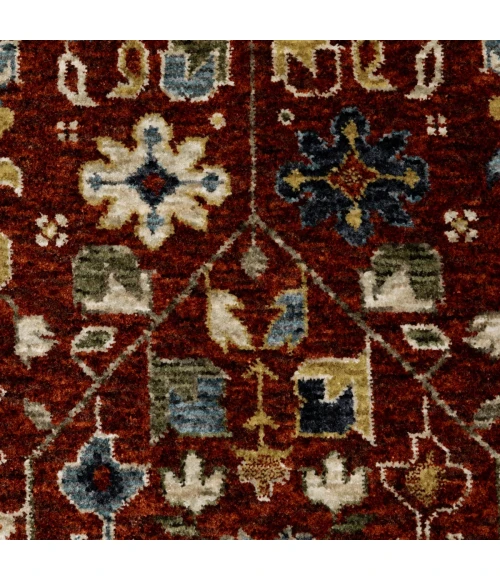 Oriental Weavers Area Rug Aberdeen 006R1 Red 7'10" X 10'10"