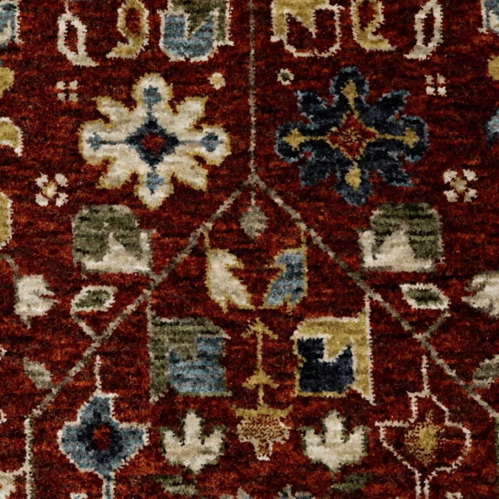 Oriental Weavers Area Rug Aberdeen 006R1 Red 5' 3" X  7' 6"