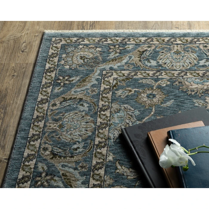 Oriental Weavers ABERDEEN 70h Blue/Beige Rug 3' 3X5'