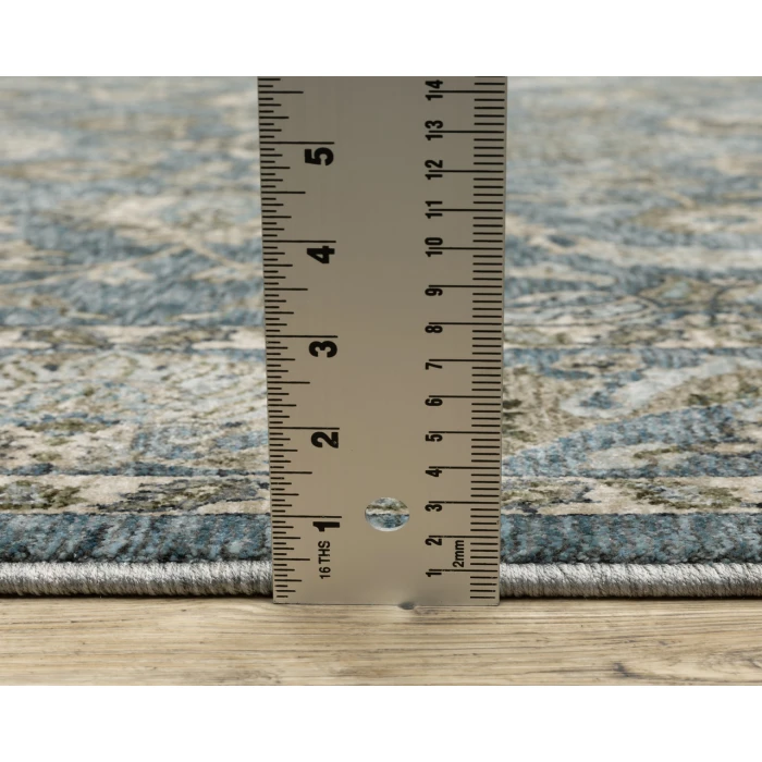 Oriental Weavers ABERDEEN 70h Blue/Beige Rug 3' 3X5'