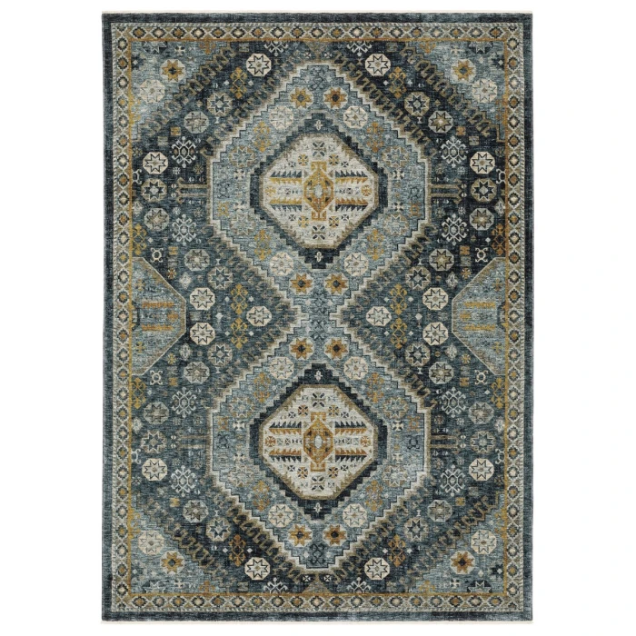 Oriental Weavers Area Rug Aberdeen 7150B Blue 2' X  3'