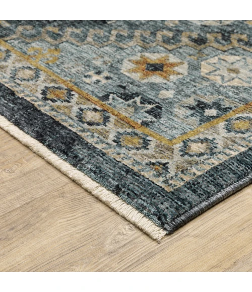 Oriental Weavers Area Rug Aberdeen 7150B Blue 6' 7" X  9' 6"