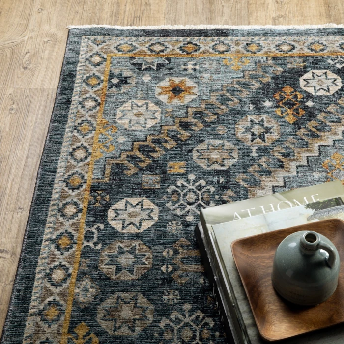 Oriental Weavers Area Rug Aberdeen 7150B Blue 2' X  3'