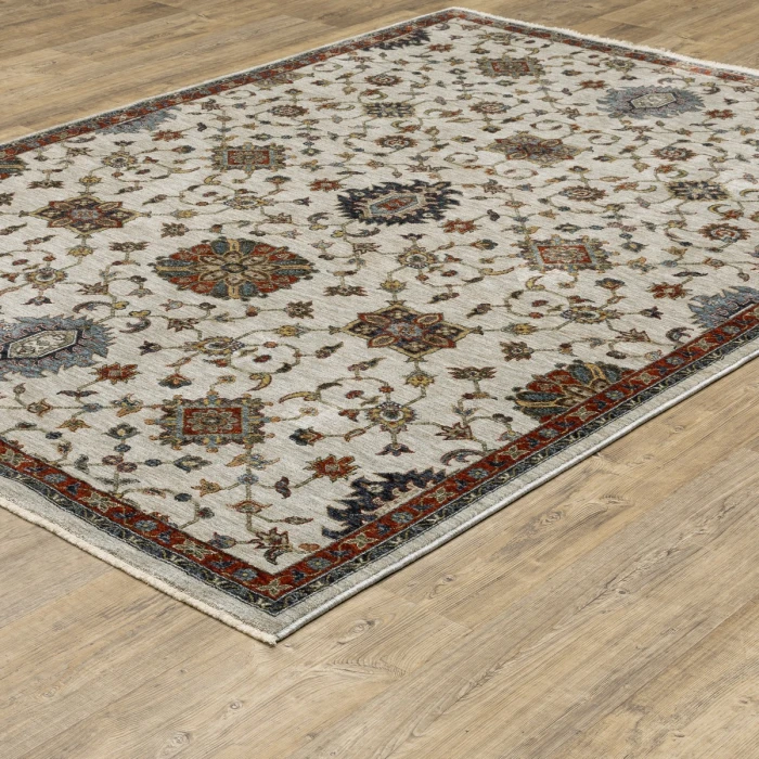 Oriental Weavers Area Rug Aberdeen 751W1 Ivory 6' 7" X  9' 6"