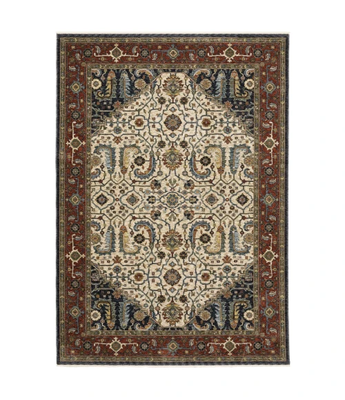 Oriental Weavers Area Rug Aberdeen 752W1 Ivory 7'10" X 10'10"