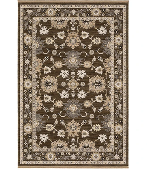 Oriental Weavers ACACIA Brown ACA01 7ft.10in. X 10ft.10in. Rect. Rug