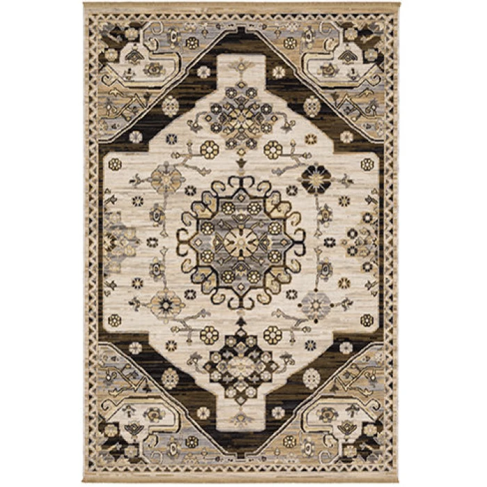 Oriental Weavers ACACIA Brown ACA04 7ft.10in. X 10ft.10in. Rect. Rug