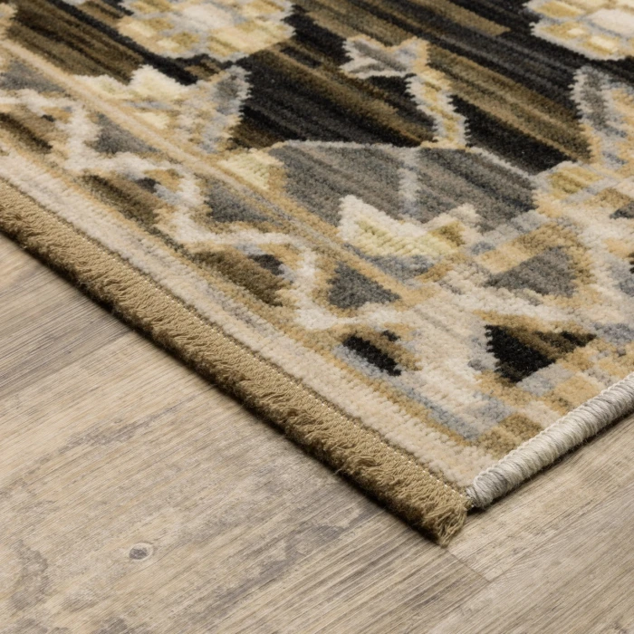 Oriental Weavers ACACIA Brown ACA04 7ft.10in. X 10ft.10in. Rect. Rug