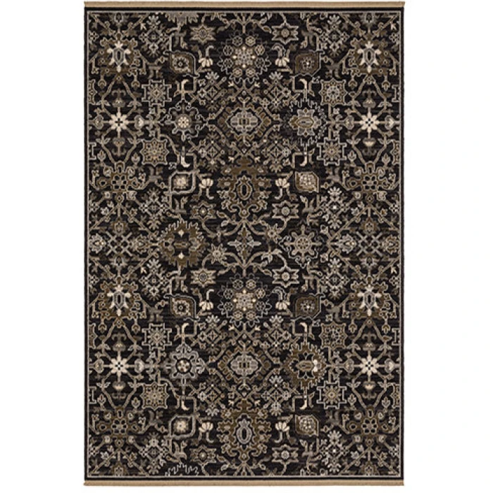 Oriental Weavers ACACIA Black ACA05 7ft.10in. X 10ft.10in. Rect. Rug