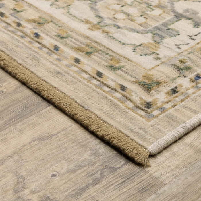 Oriental Weavers ACACIA Beige ACA07 7ft.10in. X 10ft.10in. Rect. Rug