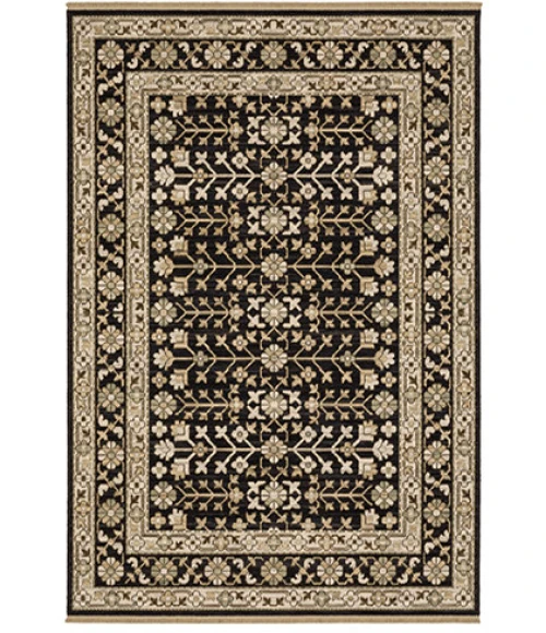 Oriental Weavers ACACIA Black ACA10 2ft. 6in. X 10ft. Rect. Rug