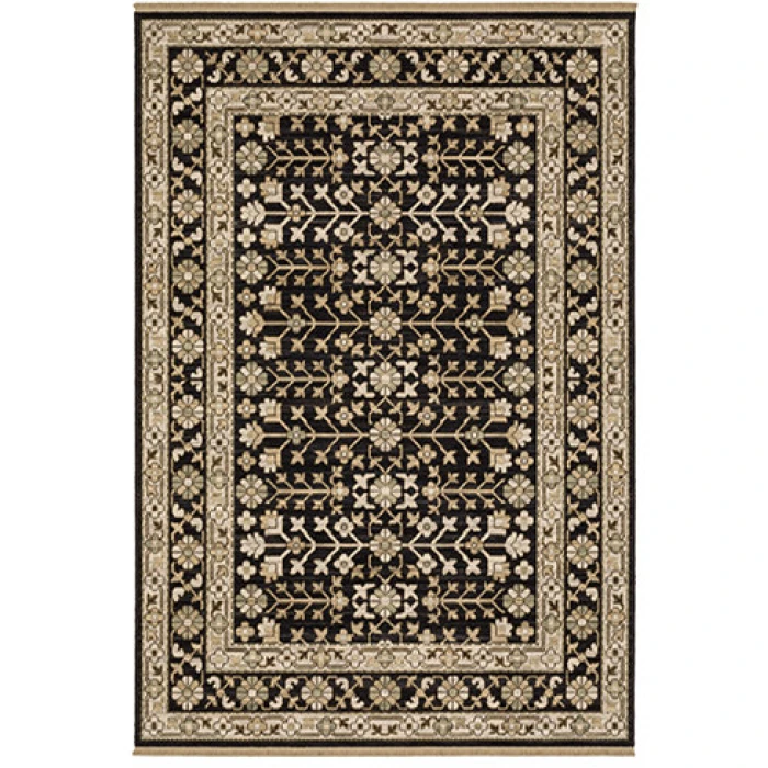 Oriental Weavers ACACIA Black ACA10 7ft.10in. X 10ft.10in. Rect. Rug