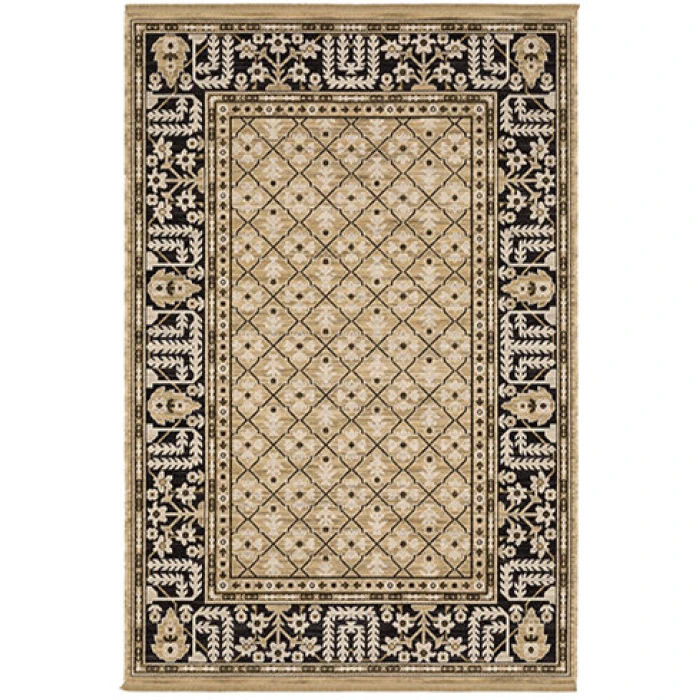 Oriental Weavers ACACIA Tan ACA12 9ft.10in. X 12ft.10in. Rect. Rug