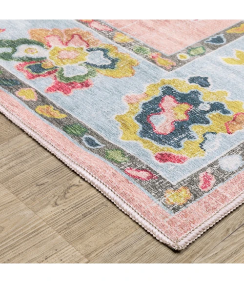 Oriental Weavers ADDISON Pink ADD01 9ft.10in. X 12ft. Rect. Rug
