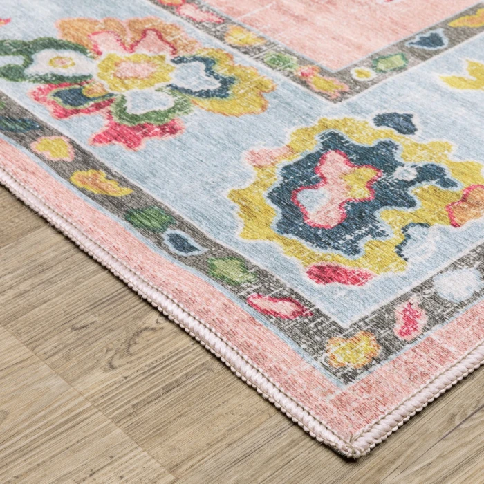 Oriental Weavers ADDISON Pink ADD01 5ft. X 7ft. Rect. Rug