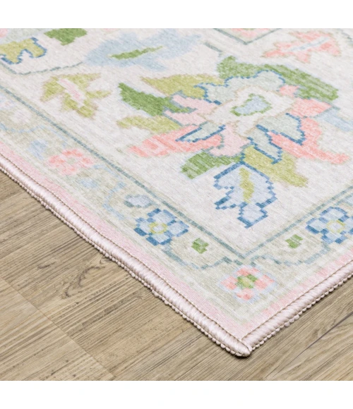 Oriental Weavers ADDISON Pink ADD04 7ft. 6in. X 9ft.10in. Rect. Rug