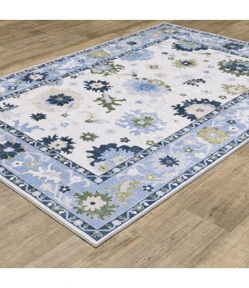 Oriental Weavers ADDISON Blue ADD05 9ft.10in. X 12ft. Rect. Rug