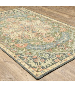 Oriental Weavers Alfresco 28401 Blue/ Green Area Rug 3 ft. 6 in. X 5 ft. 6 in. Rectangle