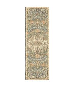 Oriental Weavers Alfresco 28401 Blue/ Green Area Rug 2 ft. 6 in. X 8 ft. Runner