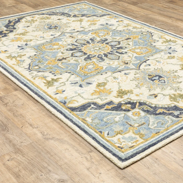 Oriental Weavers Area Rug Alfresco 28402 Blue 10' X 13'